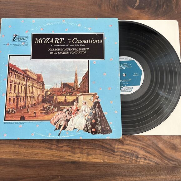Mozart The 2 Cassations K. 63 G Major K. 99 B-flat Major Vinyl LP Vox Turnabout - Picture 1 of 8